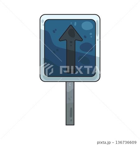 Illustration of Road Sign Illustration of Road Sign 136736609
