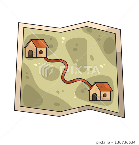 Illustration of route map 136736634