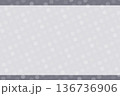 使いやすいニュアンスカラーのやわらかドット背景グレー余白あり 136736906