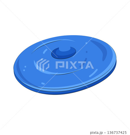 Illustration of frisbee Illustration of frisbee 136737425