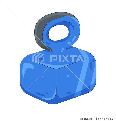 Illustration of weight Illustration of weight 136737443