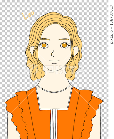 しし座モチーフの女の子 136737617