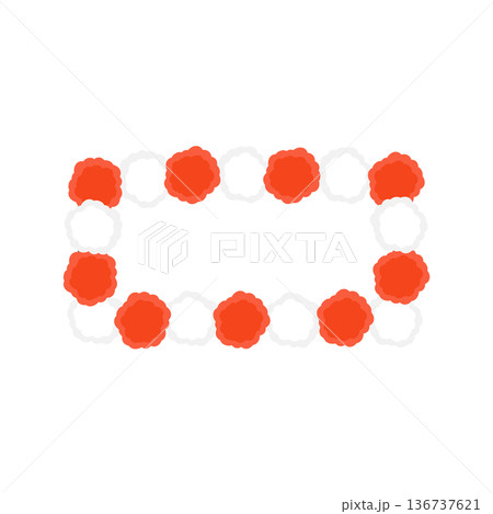 看板（卒業・入学・運動会）イラスト 136737621