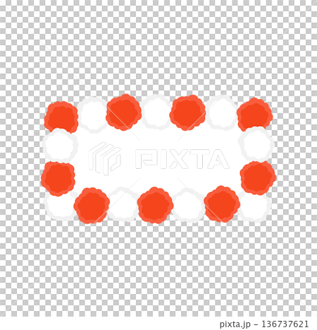 看板（卒業・入学・運動会）イラスト 136737621