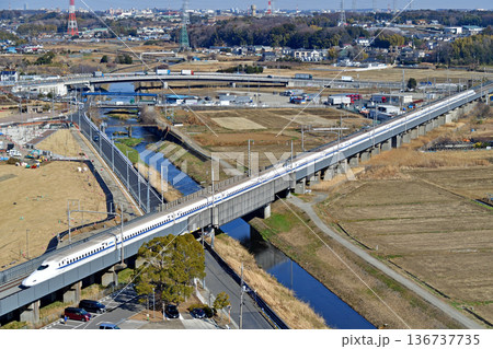 東海道新幹線 新横浜-小田原 JR西日本 N700A系 K3編成(博多) のぞみ ひかり こだま 東海道新幹線 新横浜-小田原 JR西日本 N700A系 K3編成(博多) のぞみ ひかり こだま 136737735