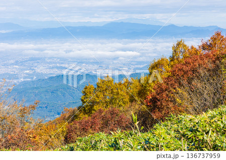 秋の山形県米沢市 紅葉の天元台高原 秋の山形県米沢市 紅葉の天元台高原 136737959