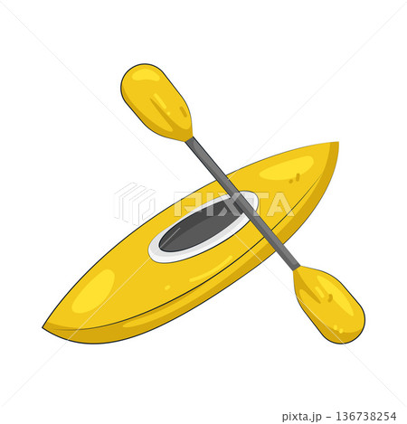Illustration of kayak Illustration of kayak 136738254