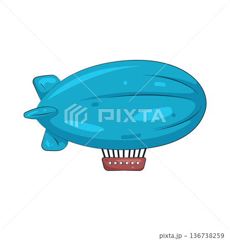 Illustration of zeppelin Illustration of zeppelin 136738259