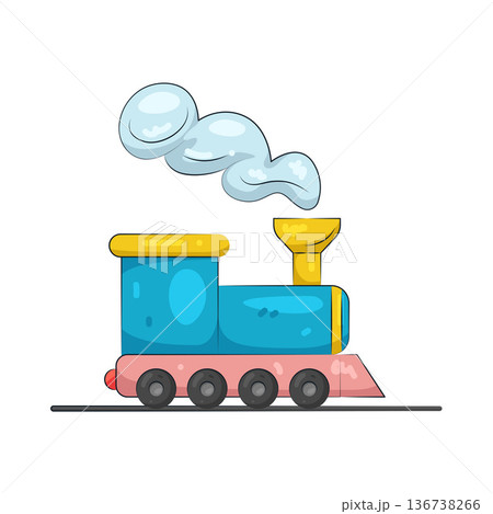Illustration of train Illustration of train 136738266