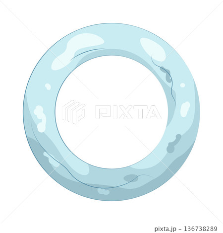 Illustration of bubble ring Illustration of bubble ring 136738289