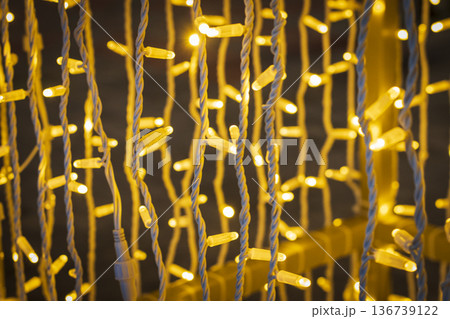 Image of a decorative LED garland Image of a decorative LED garland 136739122