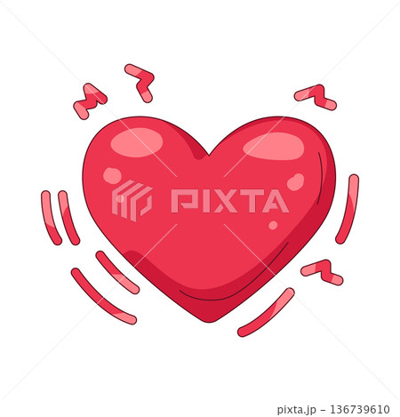 Illustration of heart  136739610