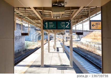 JR吾妻線　川原湯温泉駅 136739736