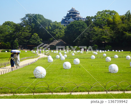 岡山城と後楽園（岡山県岡山市）＿2025年7月撮影 136739942