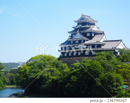 岡山城(岡山県岡山市)_2025年7月撮影 岡山城(岡山県岡山市)_2025年7月撮影 136740287