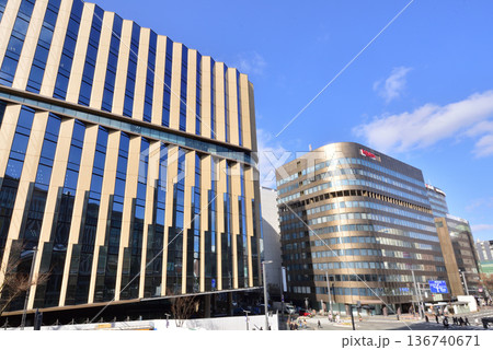 博多コネクテッド 博多駅前再開発ビル 西日本シティ銀行新本店 博多コネクテッド 博多駅前再開発ビル 西日本シティ銀行新本店 136740671