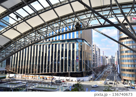 博多コネクテッド 博多駅前再開発ビル 西日本シティ銀行新本店 博多コネクテッド 博多駅前再開発ビル 西日本シティ銀行新本店 136740673