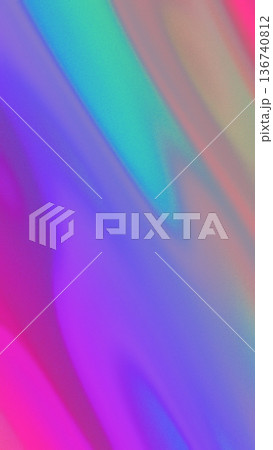Gradient Iridescent Background in Blue, Purple, Pink for Modern Y2K, Pastel Style 136740812