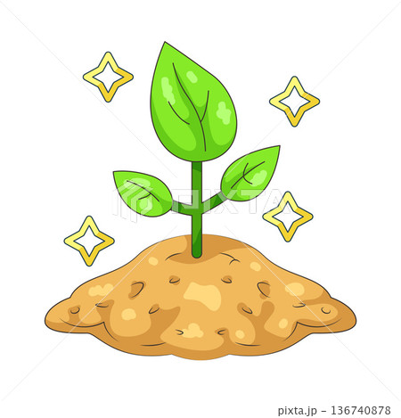Illustration of sprout  136740878