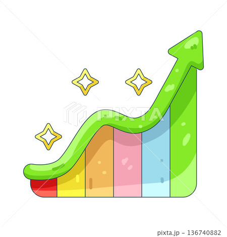 Illustration of growth chart 136740882