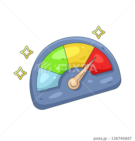 Illustration of gauge Illustration of gauge 136740887