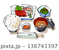 刺し身定食  136741397