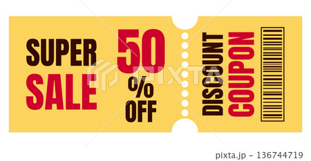 a voucher for a discount in a store a voucher for a discount in a store 136744719