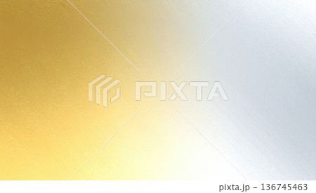 《AI画像》金と銀のグラデーション背景 136745463
