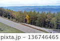富士スバルラインから見る雲海と山並み 136746465