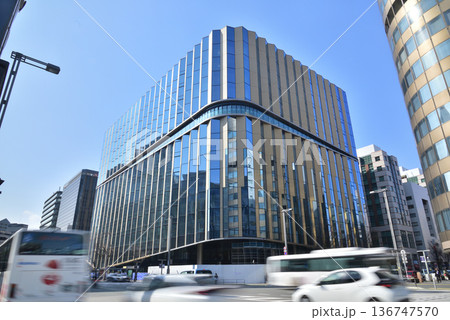 完成間近　博多コネクテッド　博多駅前再開発ビル　西日本シティ銀行新本店 136747570