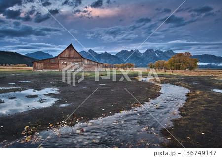 Grand Teton and Sunset Grand Teton and Sunset 136749137