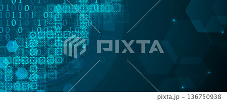 Ukrainian moderm technology background for science and business theme Ukrainian moderm technology background for science and business theme 136750938