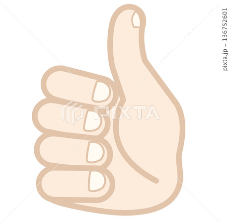 GOOD ハンドサイン いいね!thumbs-up GOOD ハンドサイン いいね!thumbs-up 136752601