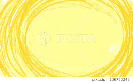 黄色い背景イラスト、シンプルでコピースペースのある素材 黄色い背景イラスト、シンプルでコピースペースのある素材 136753245