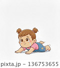 さっき泣いていたと思ったら急に泣き止んで喋り出す女の子 136753655