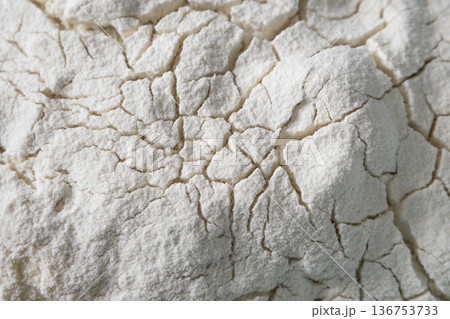 Cracks in the dough, Cracks can be used as abstract background 136753733