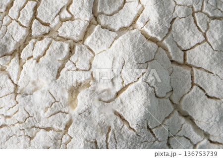 Cracks in the dough, Cracks can be used as abstract background Cracks in the dough, Cracks can be used as abstract background 136753739