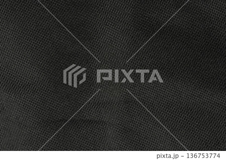 Black knit cloth texture surface 136753774