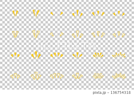 Awareness and attention treatment set: Hand-drawn icons Awareness and attention treatment set: Hand-drawn icons 136754318