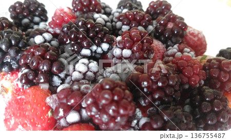 Frozen blackberry. Frozen blackberry. 136755487