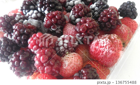 Frozen blackberry. 136755488