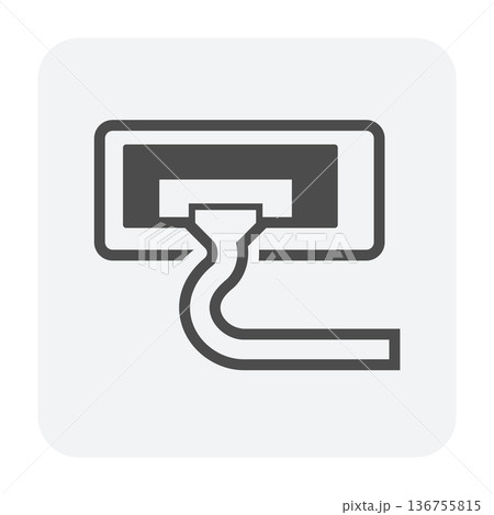 Air Conditioner Cleaning Icon Air Conditioner Cleaning Icon 136755815