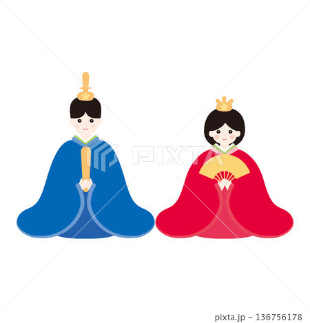 ひな人形-2ベク 136756178