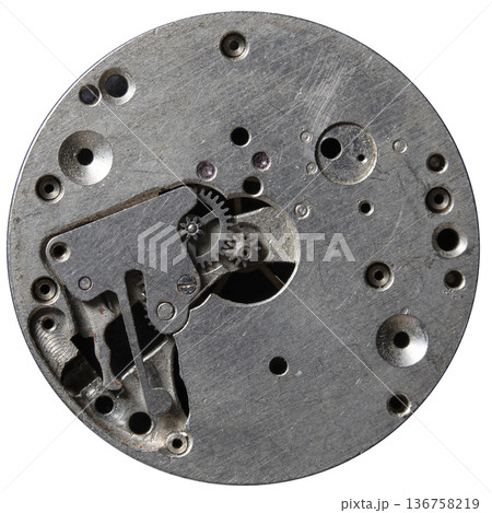 old clockwork, metal gears close up old clockwork, metal gears close up 136758219