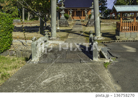 酒田　城輪神社　神橋　山形県酒田市 136758270