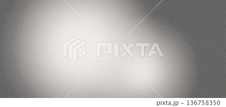 Grainy glowing gradient background with graphite steel texture, soft noise and abstract light copy space 136758350