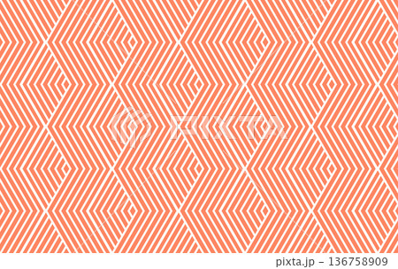 Abstract geometric pattern with stripes, lines. Seamless vector background. White and pink ornament. Simple lattice graphic design Abstract geometric pattern with stripes, lines. Seamless vector background. White and pink ornament. Simple lattice graphic design 136758909