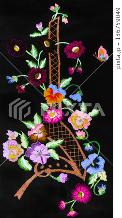 Ukrainian embroidery, folk arts and crafts 136759049