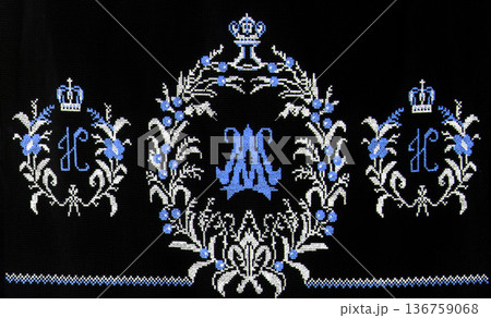 Ukrainian embroidery, folk arts and crafts Ukrainian embroidery, folk arts and crafts 136759068