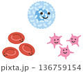 白血球と赤血球と血小板（名称なし） 136759154